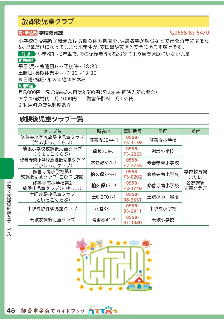 伊豆市子育てガイドブック2026 ページ47